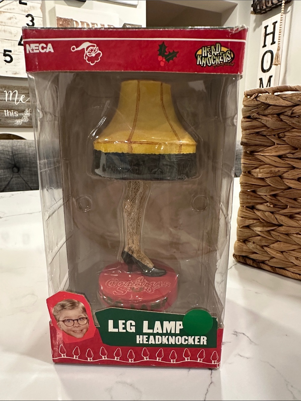 NECA Headknocker Yellow Leg Lamp Holiday Decor